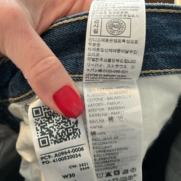 Levi’s Low Pro Straight Leg Jean Size 30 NWT - Picture 12 of 12